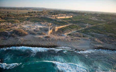 The villa by the sea featured in The Black Scroll was built on this coastline - photo by JasonHawkes.com published in The Telegraph Apr 3 2013