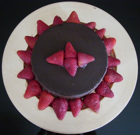 chocolate ganache with strawberries marinated in Grand Marnier. More special desserts for Aries Birthdays.