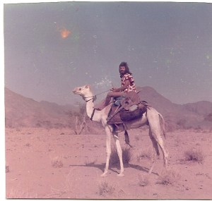 Mark Rankin, the very brave American who traveled with me on our hitchhiking adventure. Yes, sometimes on trucks and sometimes on camels.
