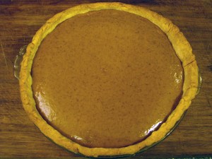 My great grandmother made pumpkin pies like this back on the prairie.