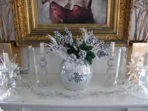 My January Ice Mantel tribute to crystalline purity.