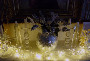 January Ice Mantel by night